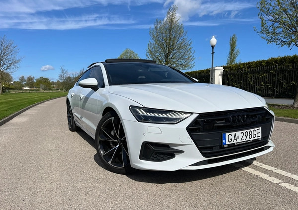 Audi A7 cena 244500 przebieg: 104000, rok produkcji 2019 z Gdynia małe 436